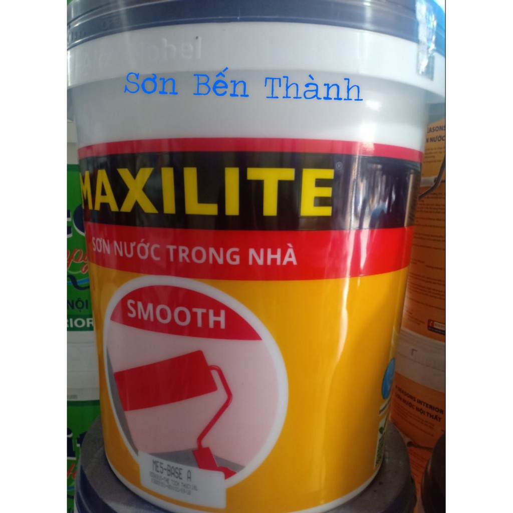 Sơn trong nhà Maxilite Smooth -lon 5 lít- màu trắng