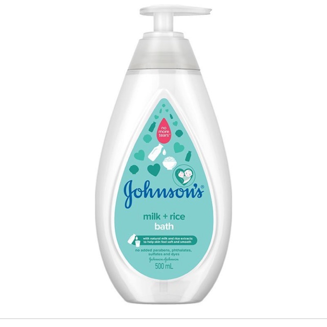 Sữa Tắm Johnson's Baby Chứa Sữa Và Gạo 500ml