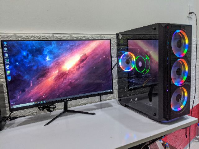 Full dàn pc i5 4590 + màn 24inch 75hz mới