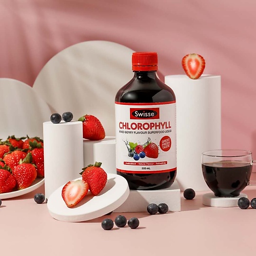 Nước Diệp Lục CHLOROPHYLL SWISSE giải đ.ộ.c gan, mát gan