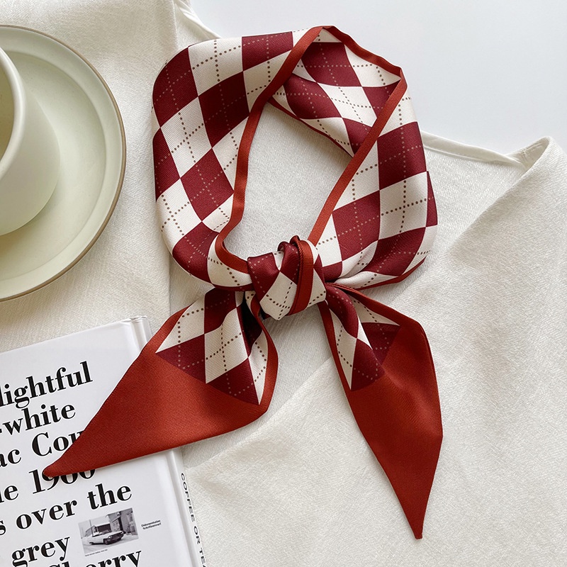 Băng Đô Buộc Tóc Bằng Lụa Phong Cách Hàn Quốc Thời Trang Xuân Hè Cho Nữ