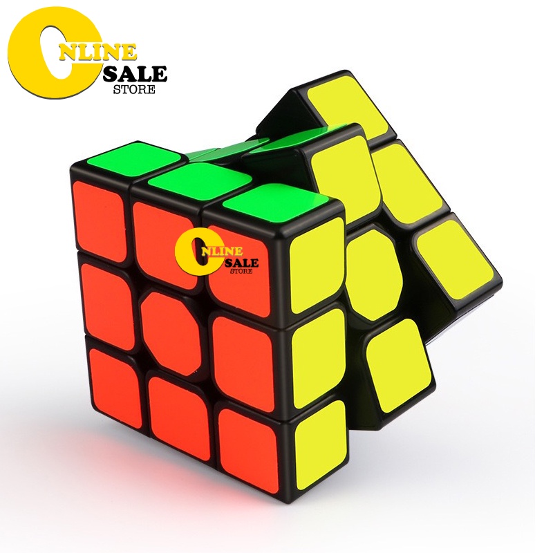 Rubik 3x3 QY Speedcube 3 Tầng Khối Lập Phương Ma Thuật - Cục Robik Xoay Nhanh Mượt Trơn, Lõi Cứng Cáp, Bền