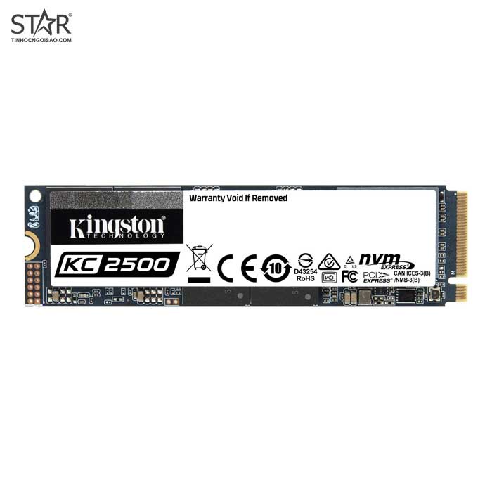 Ổ cứng SSD 1TB Kingston KC2500 M.2 NVMe PCIe Gen3x4