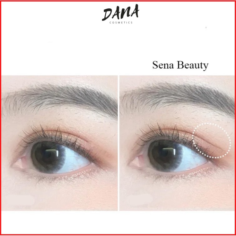 Bút kẻ bọng mắt cười và nếp mí Sweet Mint vỏ màu trắng + xanh dương DANA