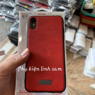 Ốp Lưng Sulada Da Cho iPhone Xs Max