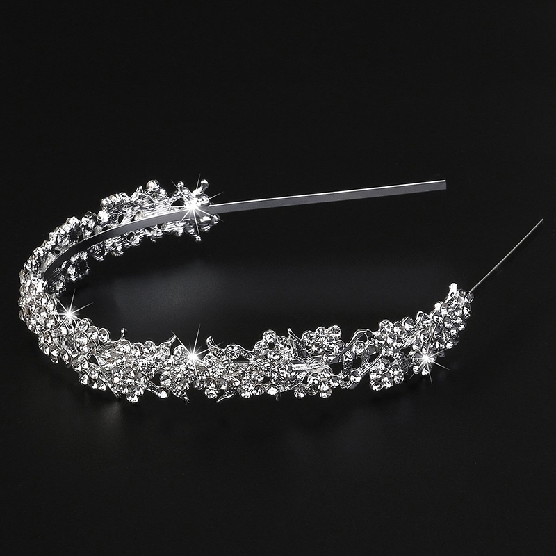 Băng đô cài tóc đính đá lấp lánh cho nữ