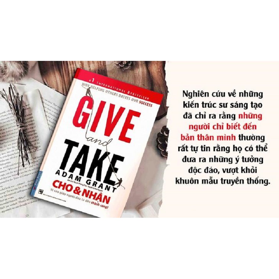 Sách - Give And Take Cho Và Nhận (Tái Bản 2022) - First News