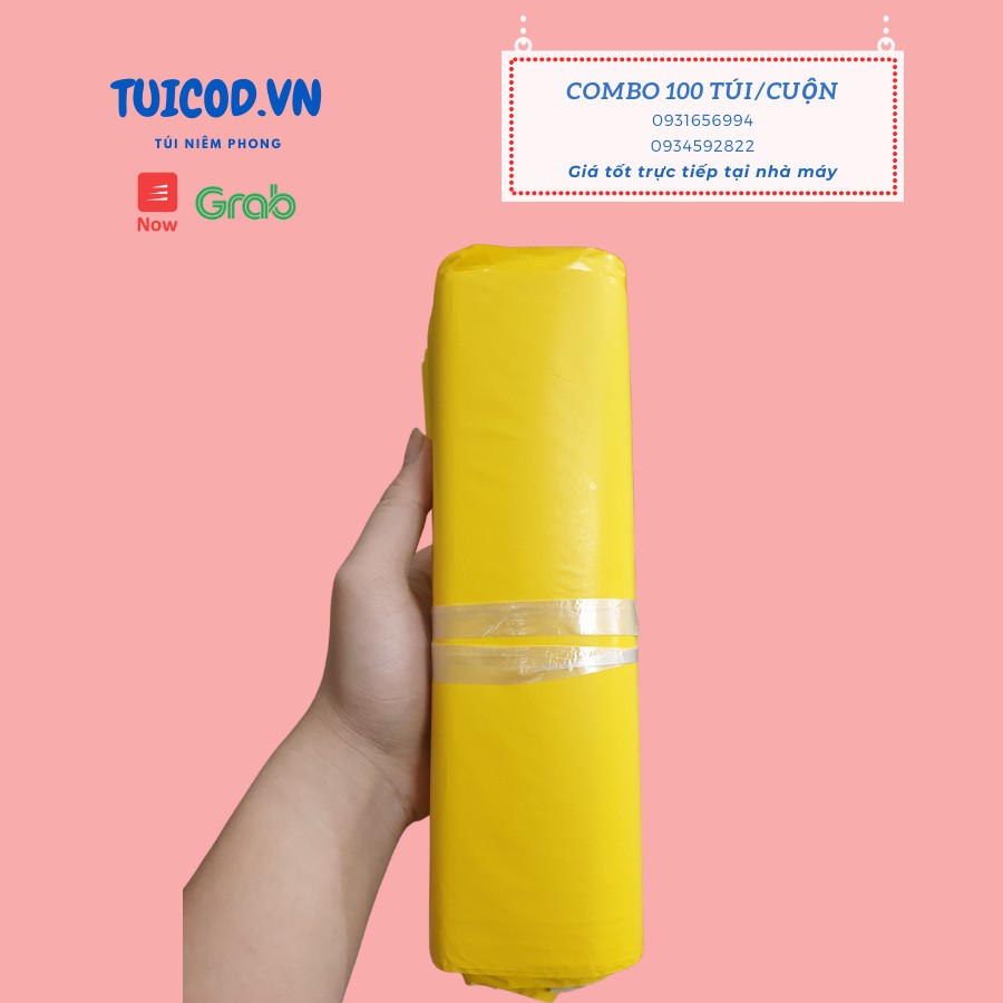 Tuigoihang 100 Túi Đóng Hàng 20x30 cm, Túi Niêm Phong Tự Dính Cao Cấp size 20x30 cm