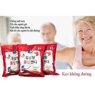 Kẹo hồng sâm không đường 365 hàn quốc