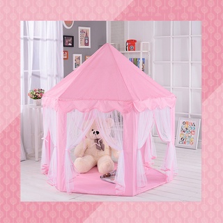 Lều công chúa cho bé gái lều hoàng tử bé trai hình lục giác phong cách Hàn Quốc