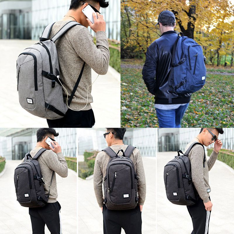 Balo Unisex Có Cổng Sạc USB
