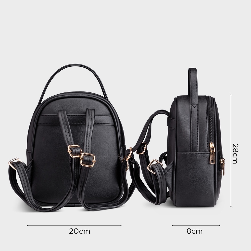 Balo da nữ, balo nữ thời trang mini dễ thương đi chơi nhiều ngăn đựng đồ dùng cá nhân ULZ0038