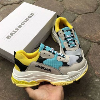 Giày balen triple vàng xanh - Tặng Hộp