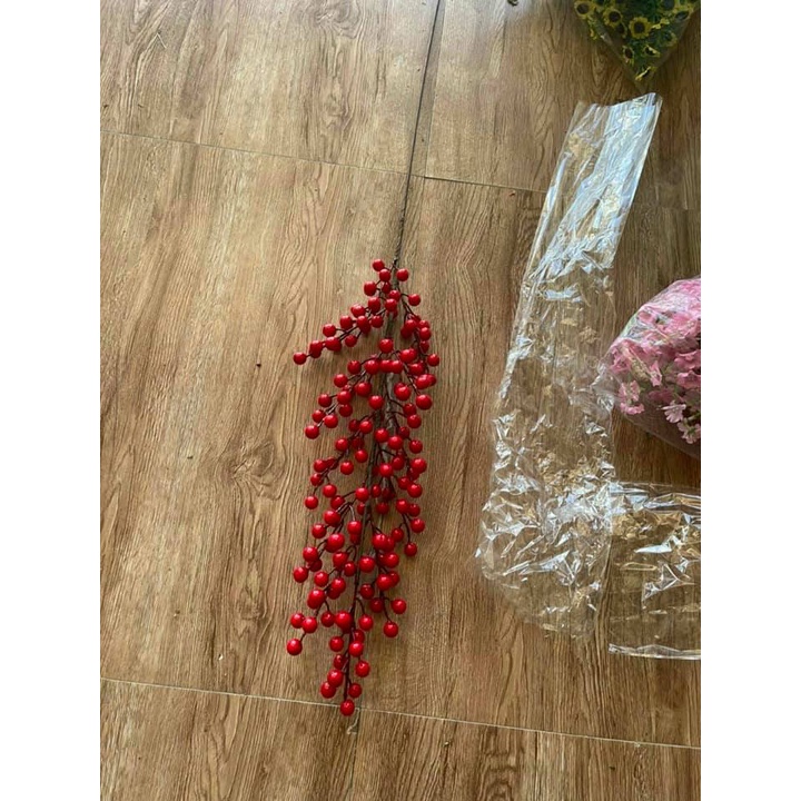Cành Đào Đông 12 Nhánh- Cành Sung Trang Trí Tết, Trang Trí Nhà Cửa- Hoa Lụa Hoa Giả | Hà Hoa Flower