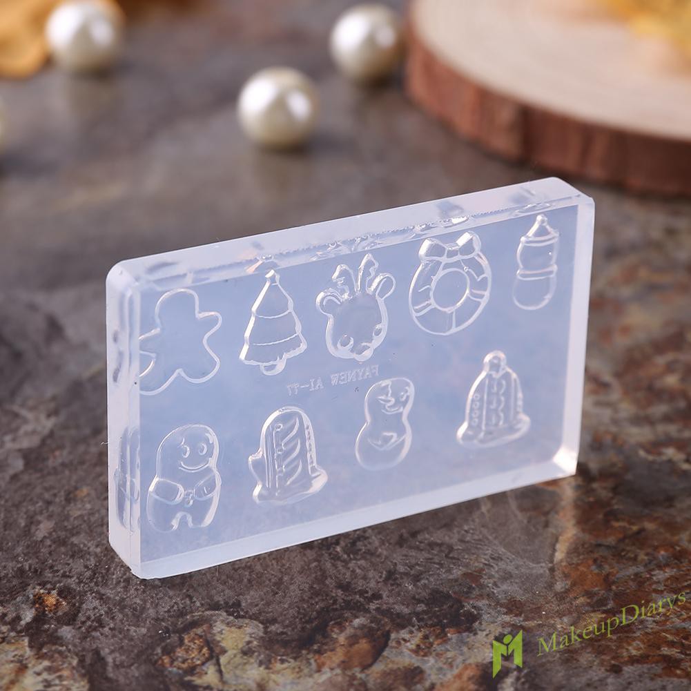 【New Arrival】3D Creative Pattern DIY Nail Art Silicone Mold UV Gel Template Form Mould