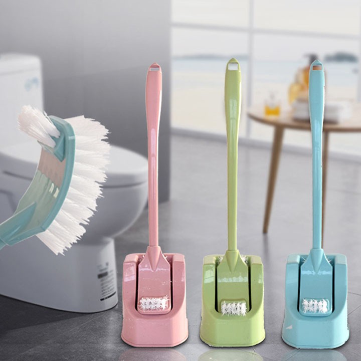 [Mã LIFEHL15K giảm 10% đơn 0Đ] chổi cọ toilet , bồn cầu, nhà vệ sinh 2 đầu đa năng