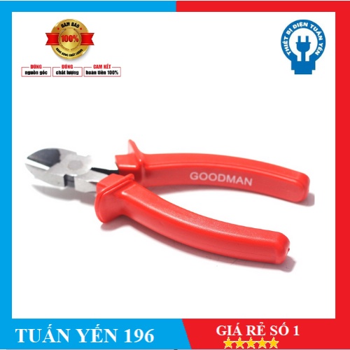 ⚙️Kềm cắt Goodman 6 inch Kìm điện đa năng cao cấp- Tuấn Yến⚙️