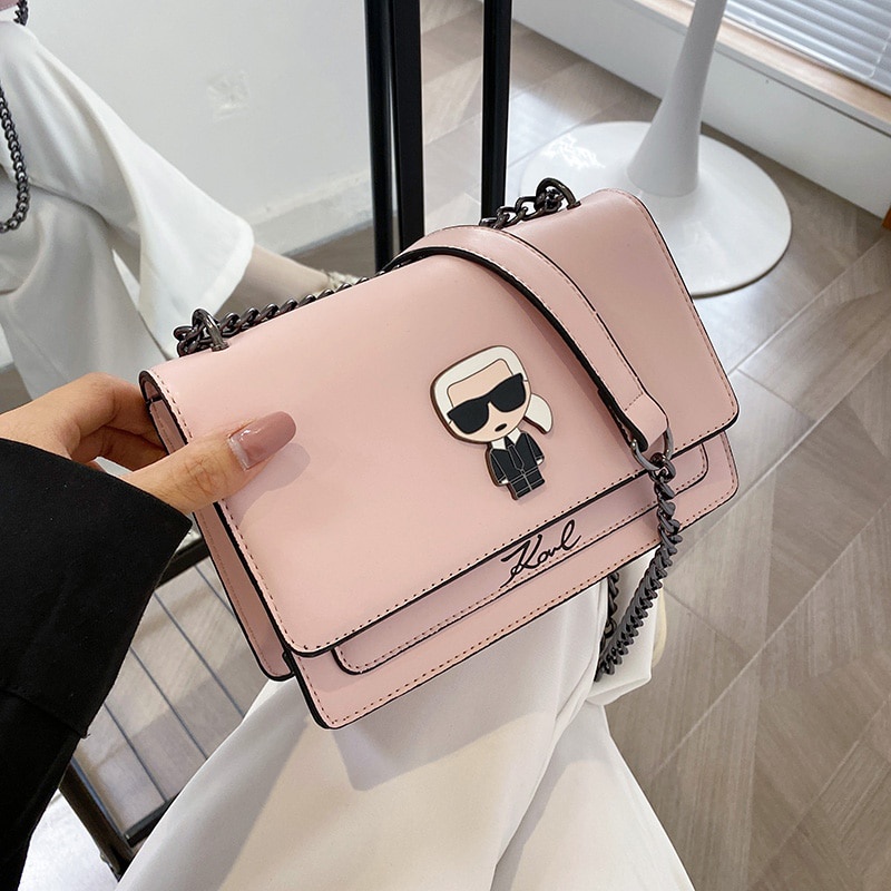 Thời Trang Túi Da Đeo Chéo Vai Thương Hiệu Nổi Tiếng karl lagerfeld k / Ikonfartch