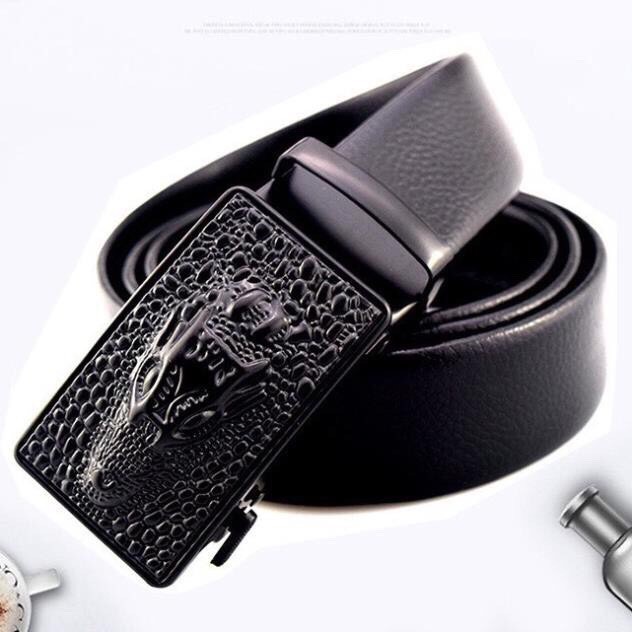 Dây nịt da cá sấu, thắt lưng nam cao cấp chống nước chống xước chính hãng
