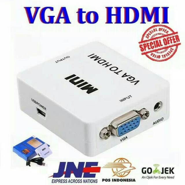 Bộ Chuyển Đổi Hdmi Sang Vga Kèm Hộp Âm Thanh