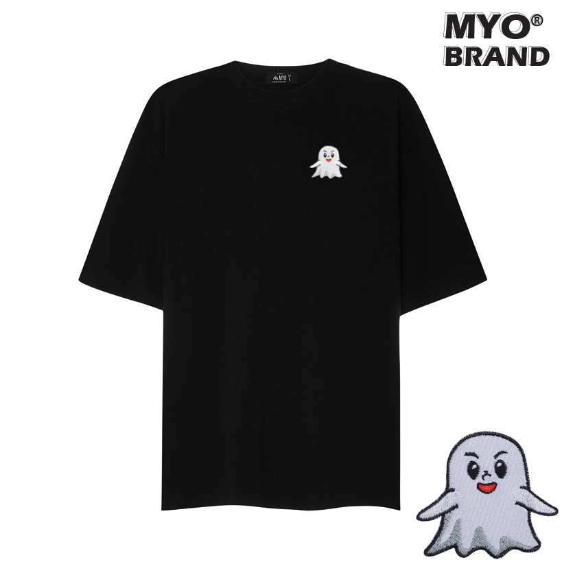 Áo Thun Form Rộng MYO Thêu Ghost