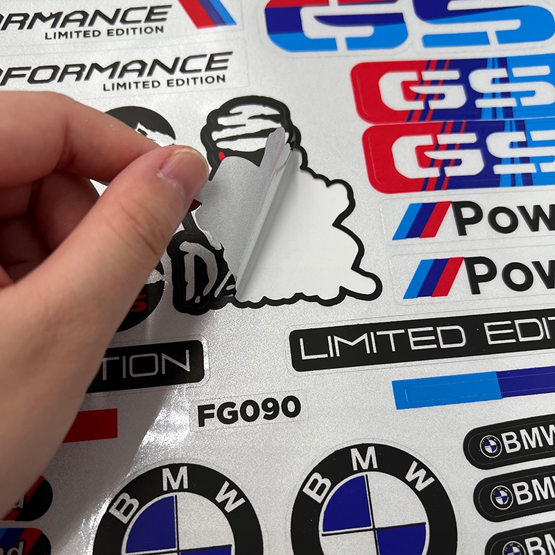 Miếng Dán Phản Quang Chống Thấm Nước Trang Trí Xe Mô Tô bmw