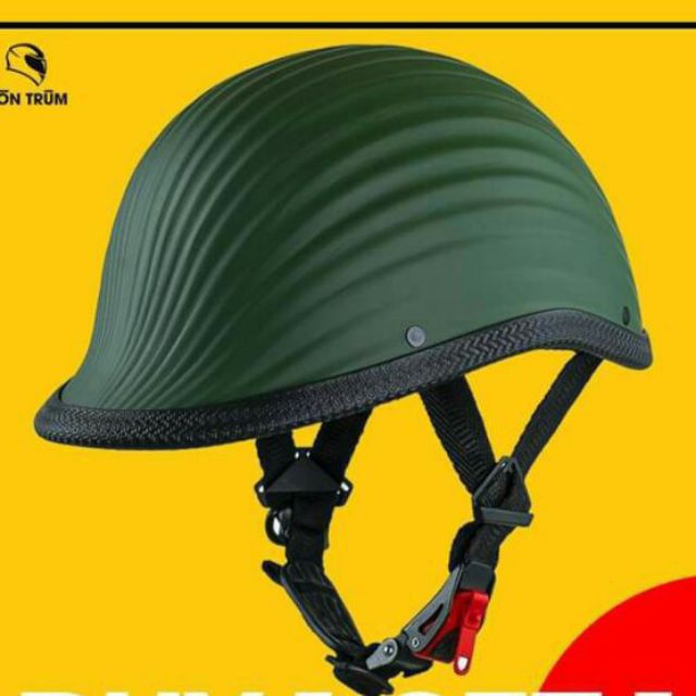 Mũ Bảo Hiểm 1/2 Nửa Đầu Vỏ Sò Nam Nữ Cao Cấp