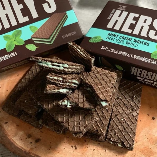 Bánh xốp socola bạc hà hershey