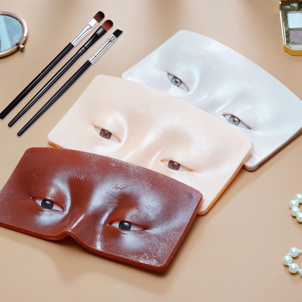 Bảng Silicone 3D Luyện Tập Trang Điểm Mắt Có Thể Tái Sử Dụng