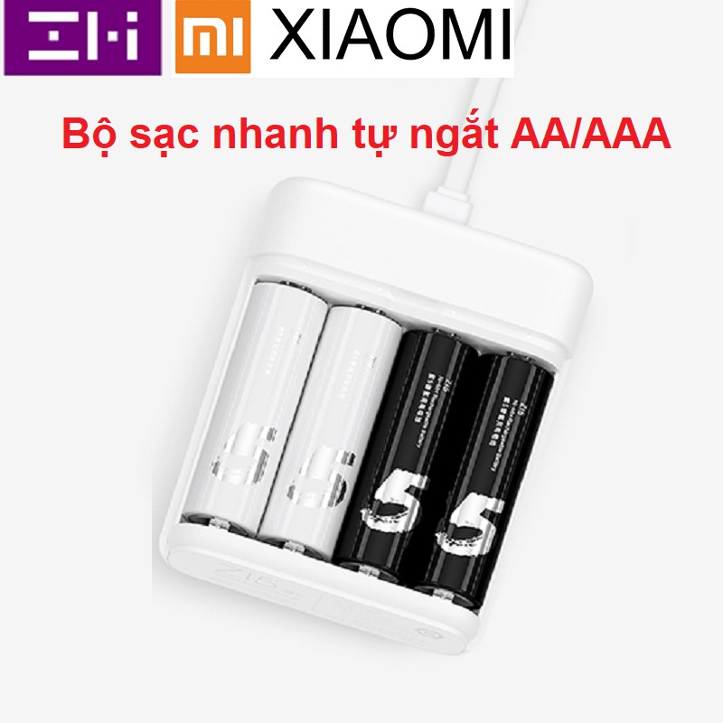 Pin sạc AAA Xiaomi Zi7 Dung lượng 700mah sạc lại tới 1500 lần, pin đũa sạc cao cấp tuổi thọ cao