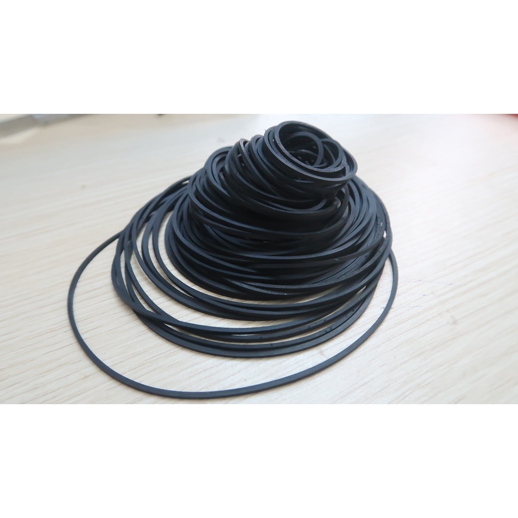 Túi 100 dây curoa vuông - 30 dây curoa dẹt dùng thay thế cho các loại đài RADIO , CASSETTE