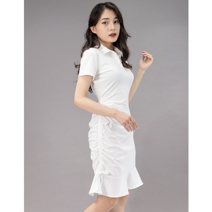 Đầm thun Emspo ôm A , đuôi cá, chân váy rúm lệch DS4049