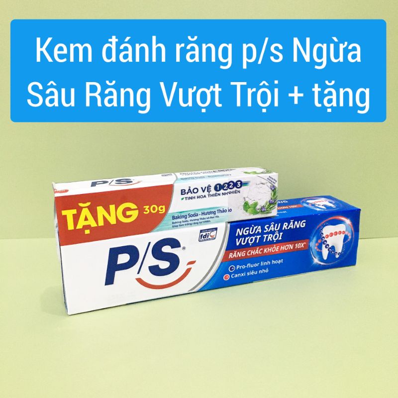 Kem đánh răng PS ngừa sâu răng vượt trội 110g-180g