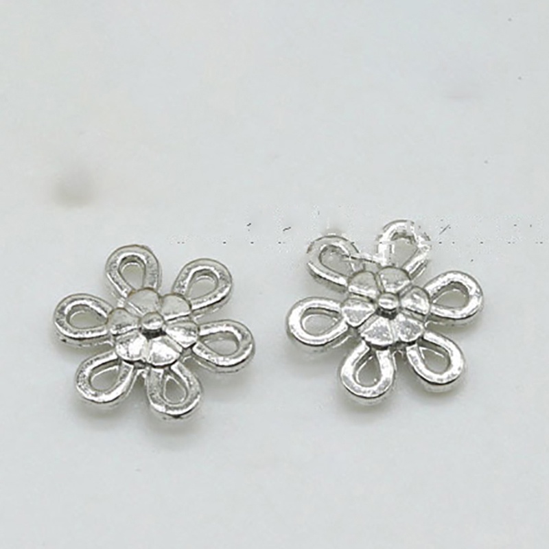 5 phiến hoa đúc 6 cánh 10mm nguyên liệu làm trâm làm trang sức cổ trang cosplay cổ phục có màu KC