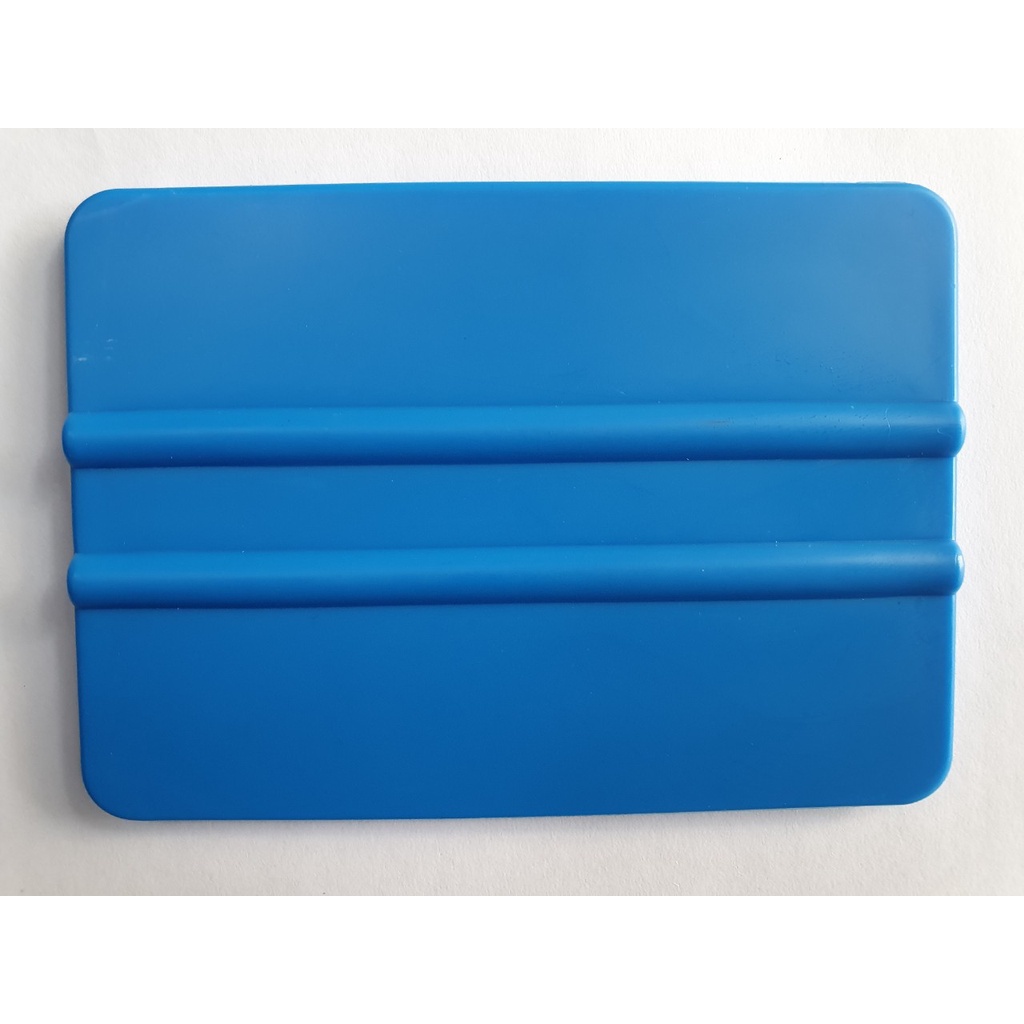 Dụng cụ cạo miếng dán decal màu xanh, miết dán tem phim xe hơi, ô tô