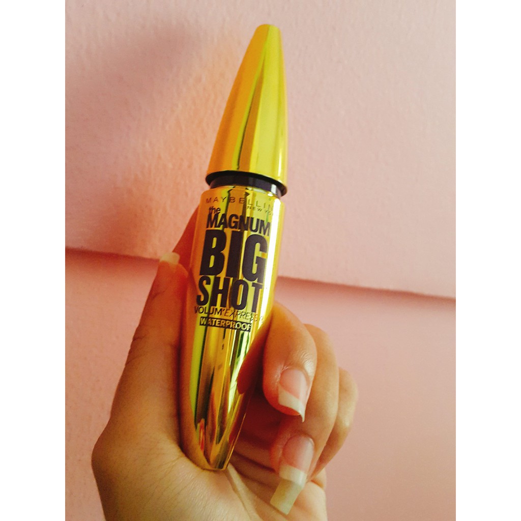 MASCARA Maybelline DÀY MI THE MAGNUM BIG SHOT ĐEN WATERPROOF KHÔNG LEM KHÔNG TRÔI 10ml