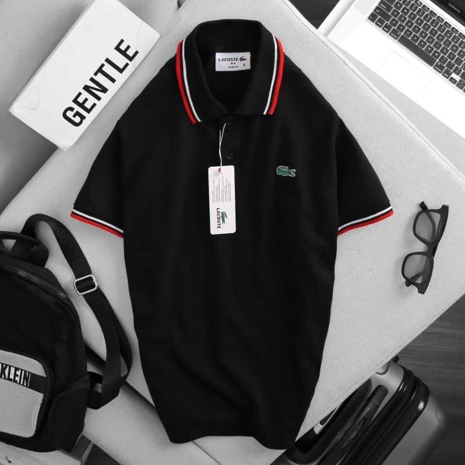 Hè Áo POLO Nam LACOSTE  Cá Sấu Cotton Cổ bẻ trẻ trung hiện đại !