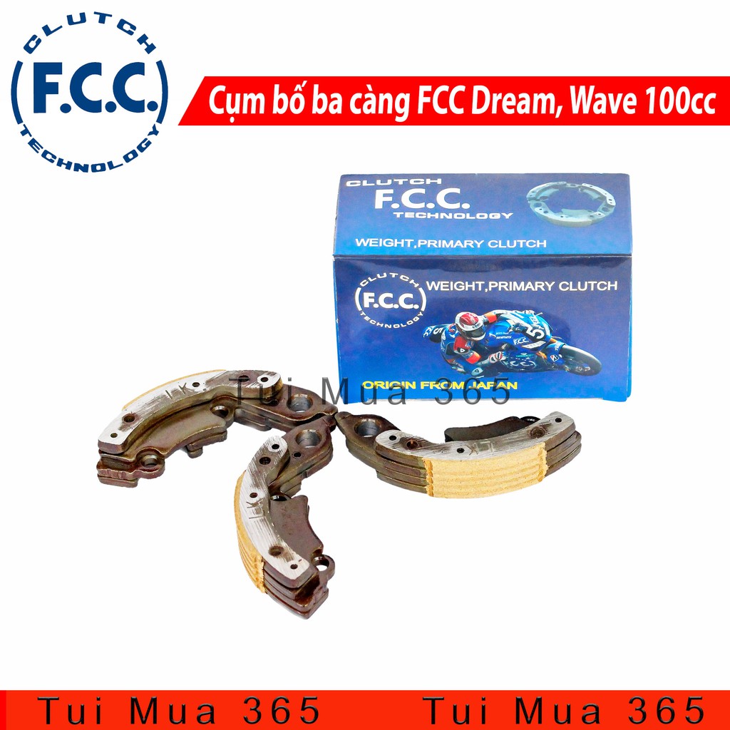 Cụm Bố Ba Càng FCC (Lõi ly hợp côn trước) Dream, Wave100cc