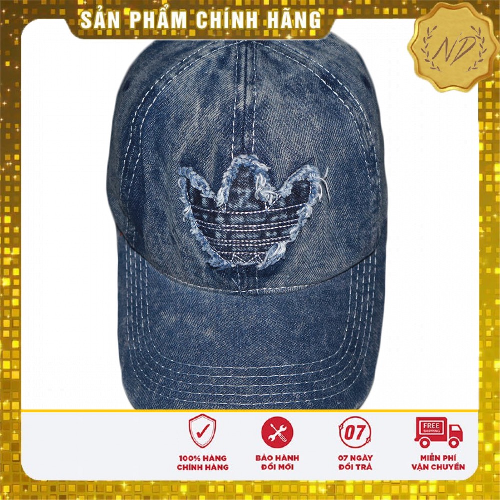 Mũ Lưỡi Trai Logo Adias Màu Jean Chính Hãng Siêu Thoáng Bền Đẹp - Ninh Duy Store