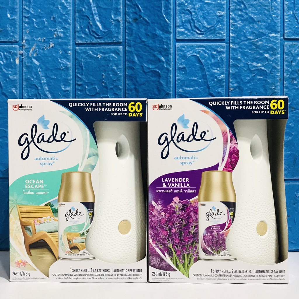 Máy xịt thơm phòng tự động Glade 3in1