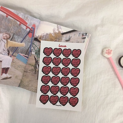 Sticker dán hộp hoạt hình nhiều mẫu