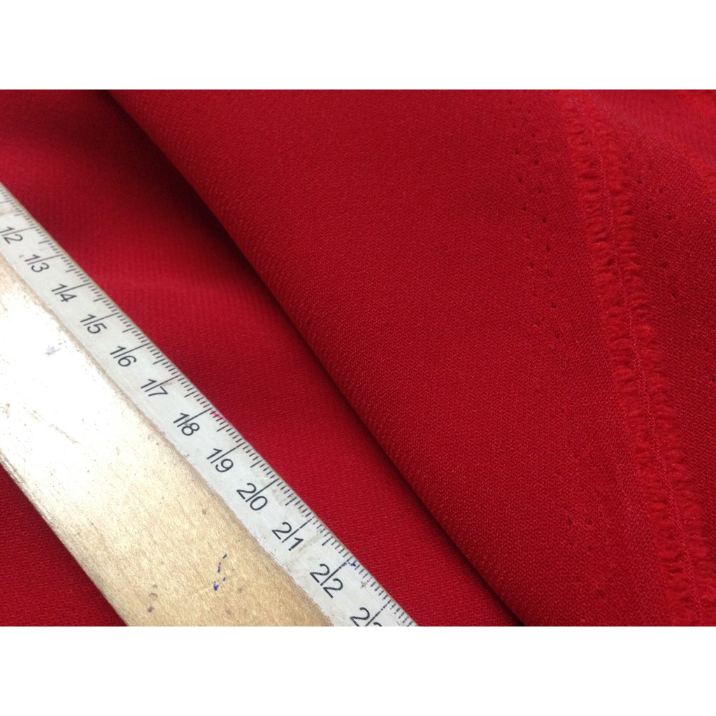 [SALE 45K/MÉT] Vải tuyết mưa màu đỏ tươi loại đẹp
