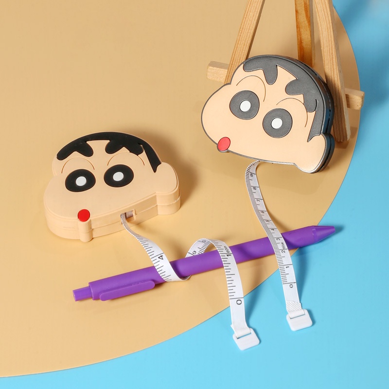 Thước Dây Mini Dài 1.5m Họa Tiết Hoạt Hình Shin-Chan Dễ Thương