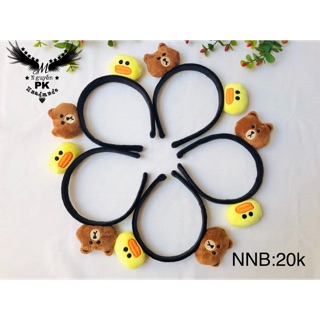 Cài tóc hoạt hình gấu 🐻 brown