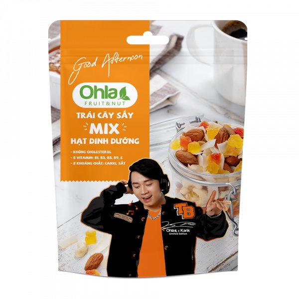 Trái Cây sấy và Hạt Tropical Frunut Ohla 100g