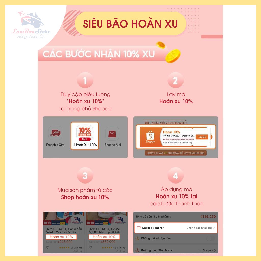 [Mã FMCGFSS11 giảm 8% đơn 250K] [CHUẨN AIR] Vitamin tổng hợp Nature’s Way Úc 200 viên - Xuất xứ Úc | Thế Giới Skin Care