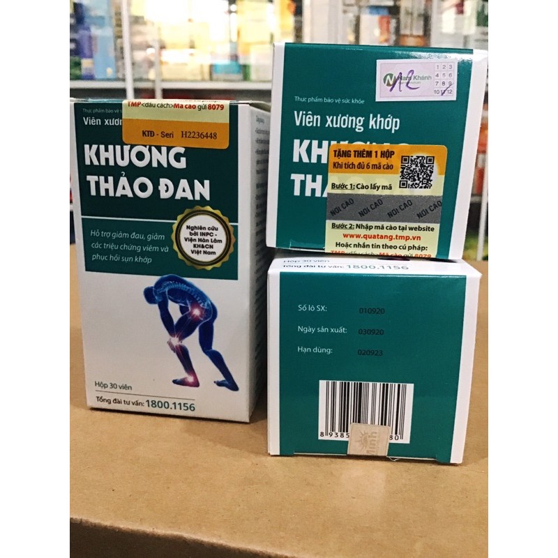 Khương Thảo Đan – Giảm đau nhức xương khớp 120 viên