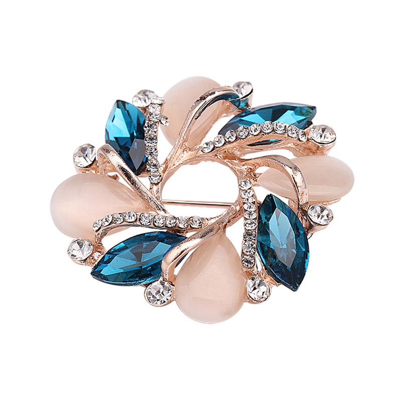 1 Trâm Cài Áo Hình Hoa Bauhinia Đính Pha Lê Thời Trang