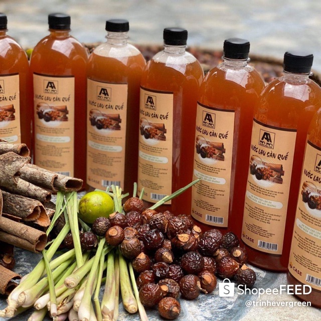 Nước lau sàn AN An tinh dầu quế chanh, xã , 100% từ thiên nhiên