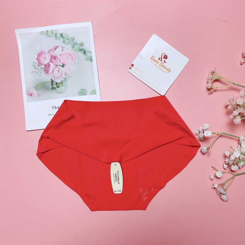 Quần lót su đúc thông hơi, quần lót ko viền thông hơi mát lạnh mùa hè Q/S006